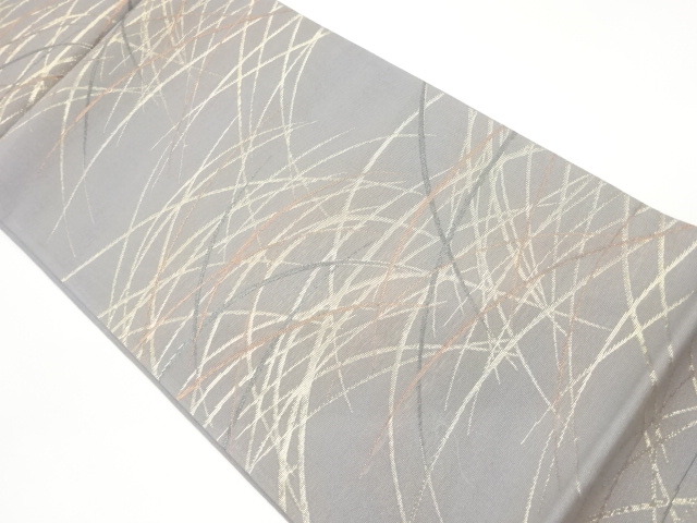 JAPANESE FUKURO OBI FOR SUMMER / WOVEN GRASS